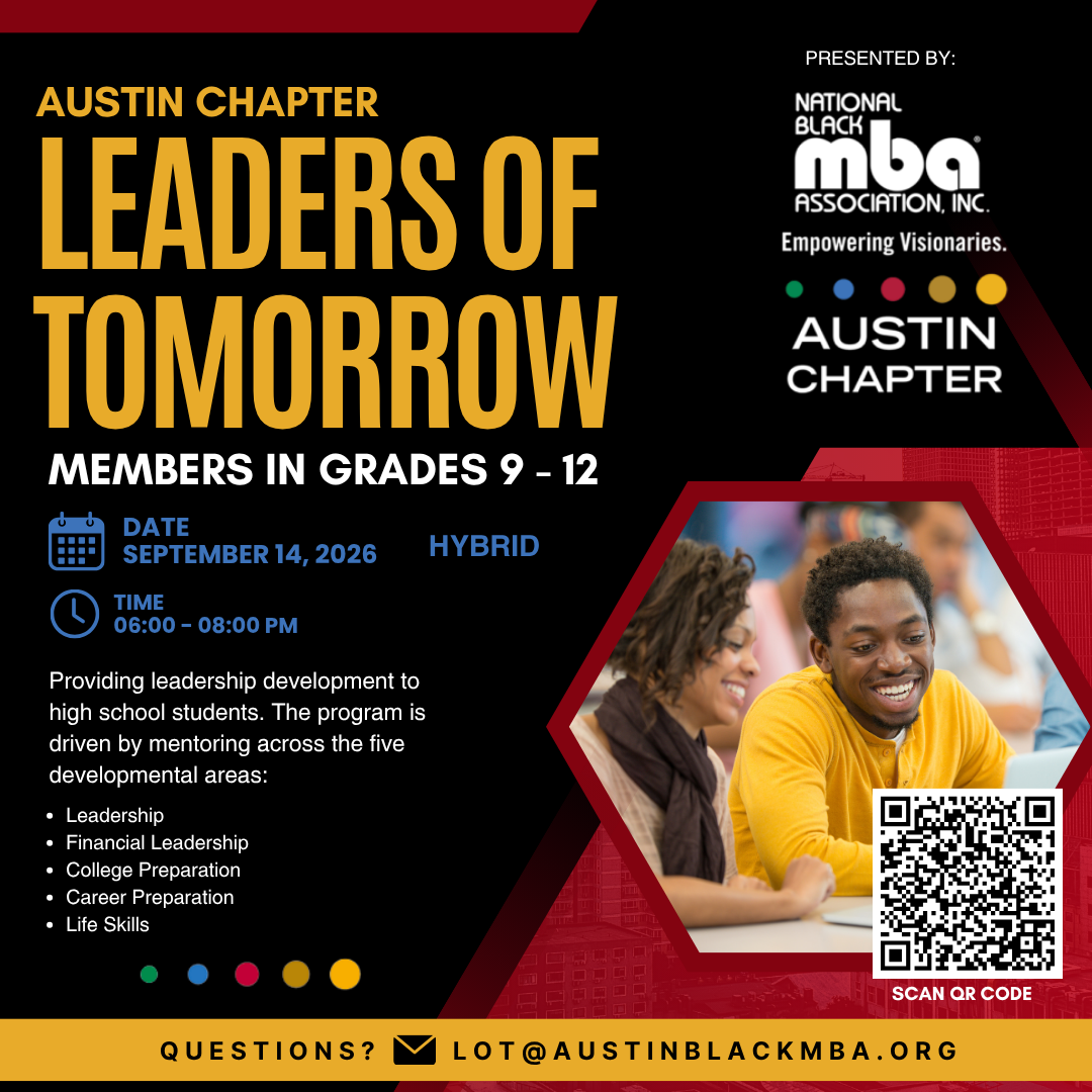 National Black MBA Association – Leaders of Tomorrow (LOT)| Welcome Cohort